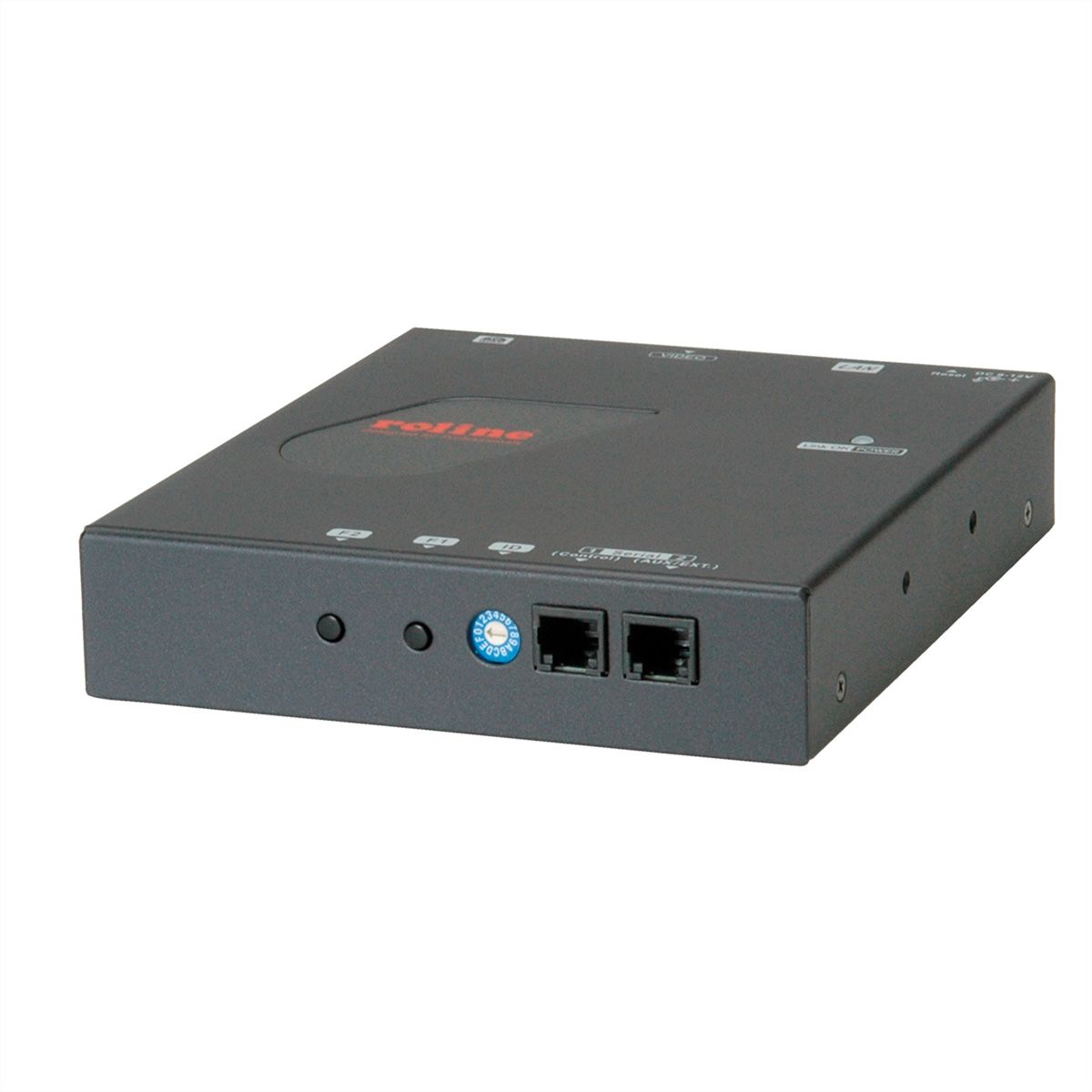 ROLINE KVM Extender over Gigabit Ethernet, DVI, USB, Transmitter (TX)