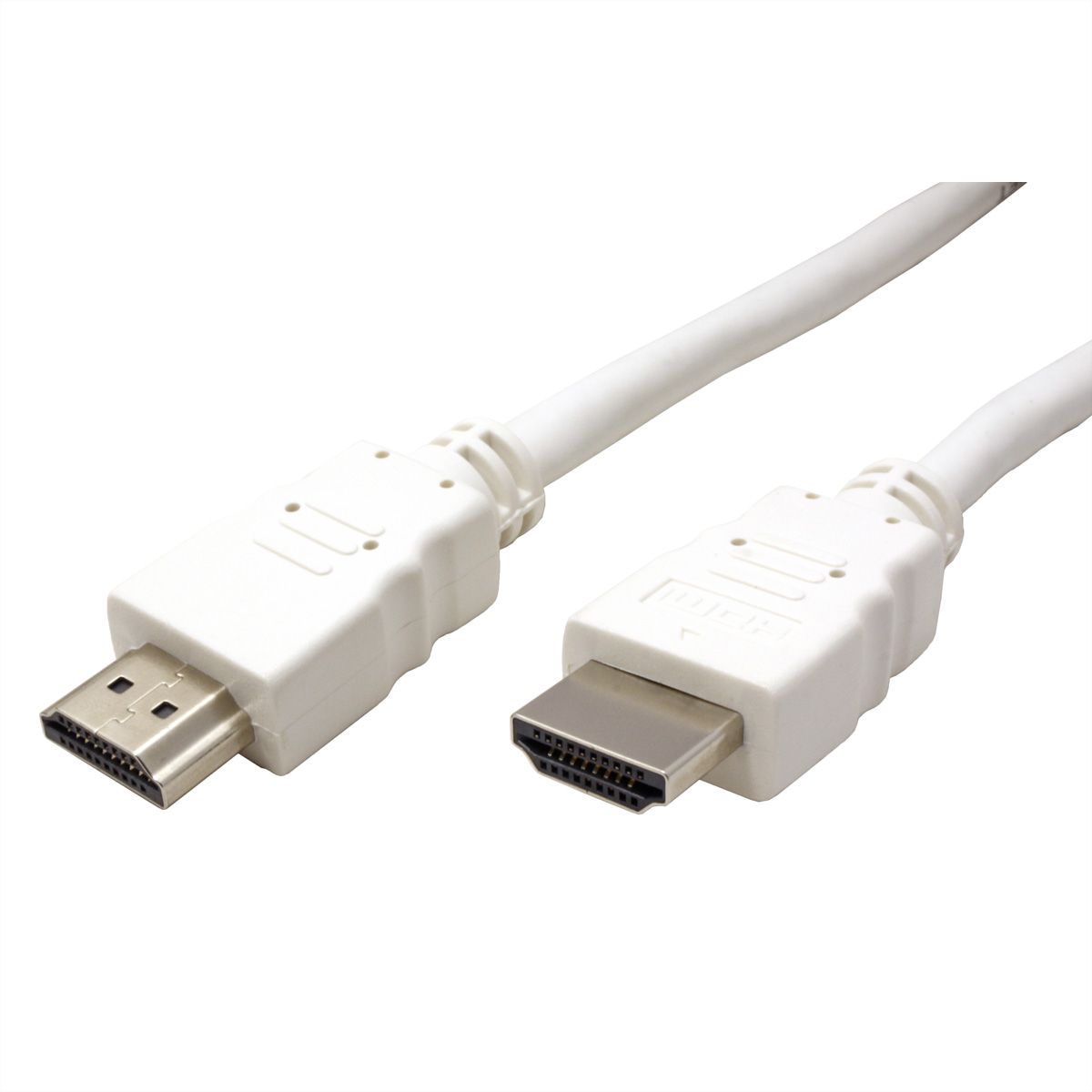 VALUE HDMI High Speed Cable + Ethernet, M/M, white, 1 m