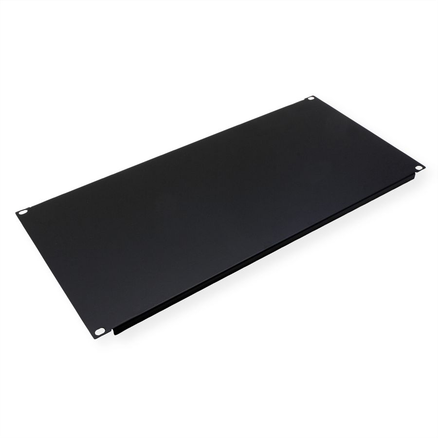 VALUE 19" Blank Panel, 5U, Metal, black