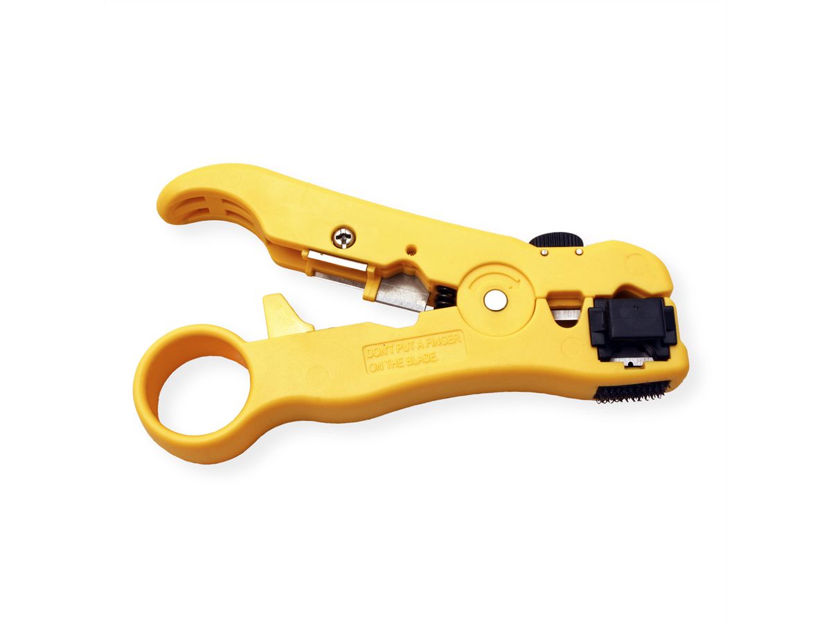 Universal clearance wire stripper