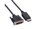 VALUE DisplayPort Cable, DP-DVI (24+1), LSOH, M/M, black, 3 m