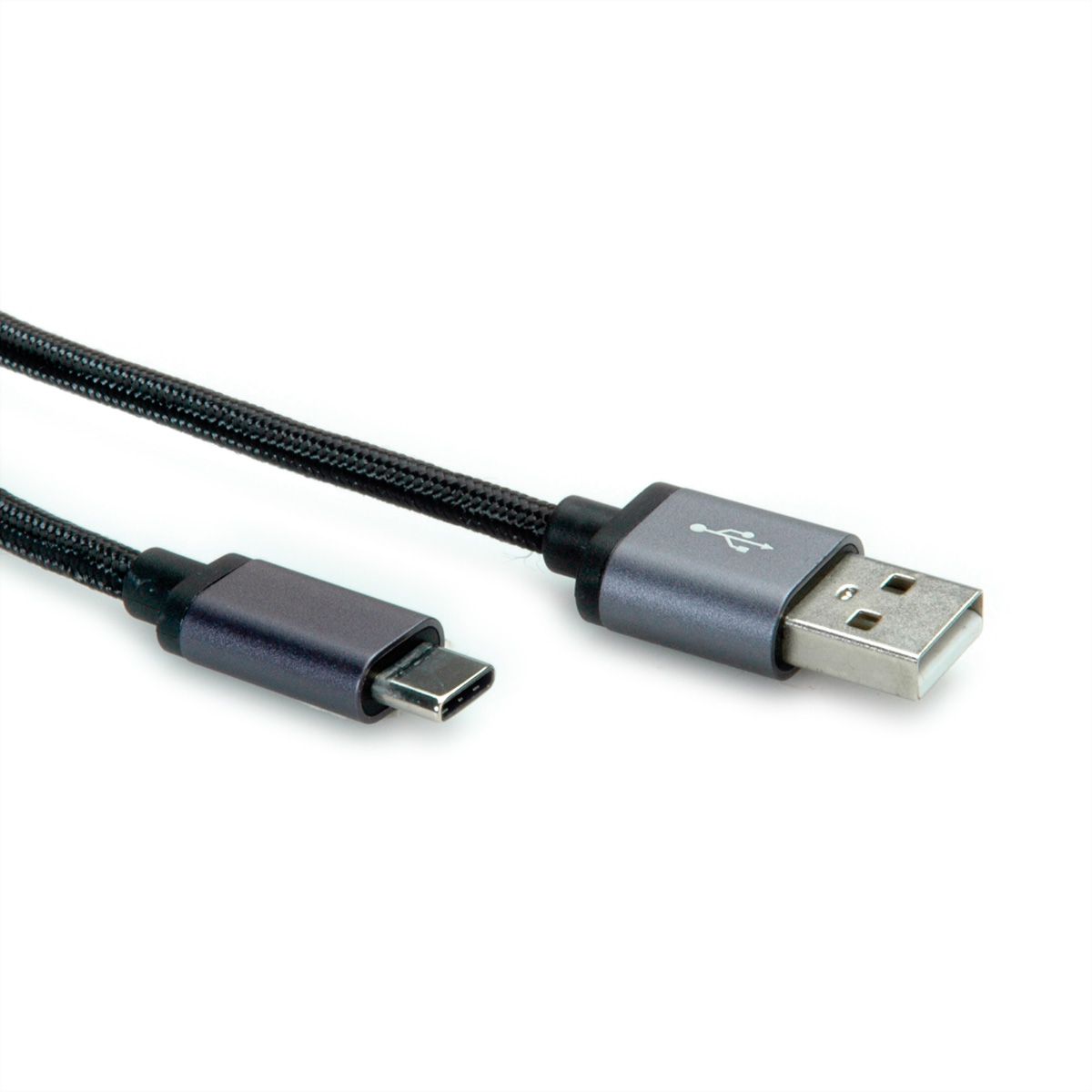 ROLINE USB 2.0 Cable, C - A, M/M, black, 3 m