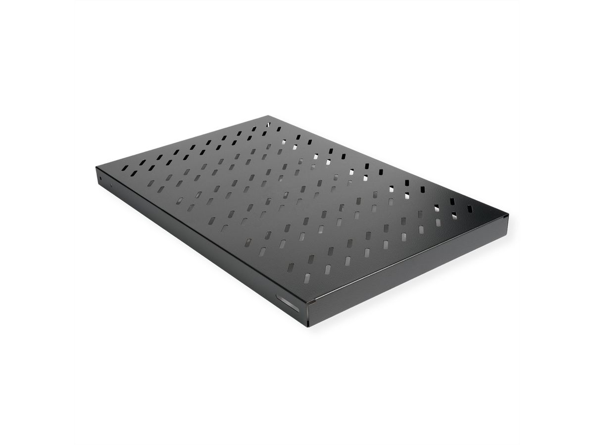 ROLINE 19-inch shelf 1 U, adjustable 700 T 50 kg black