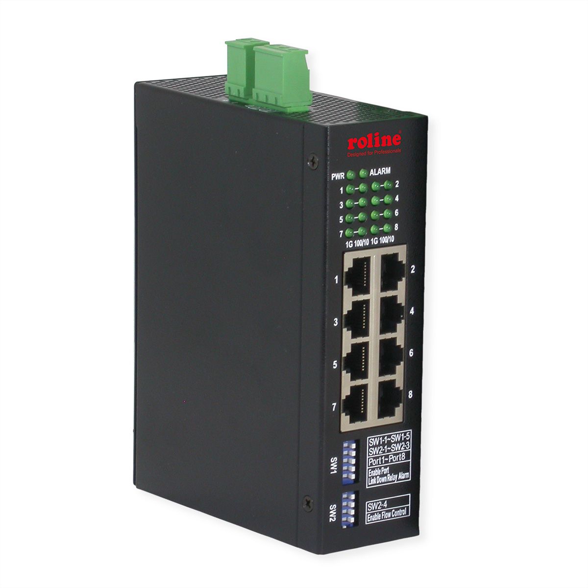 ROLINE Industrial Managed 8-Port L2 Gigabit Ethernet Switch