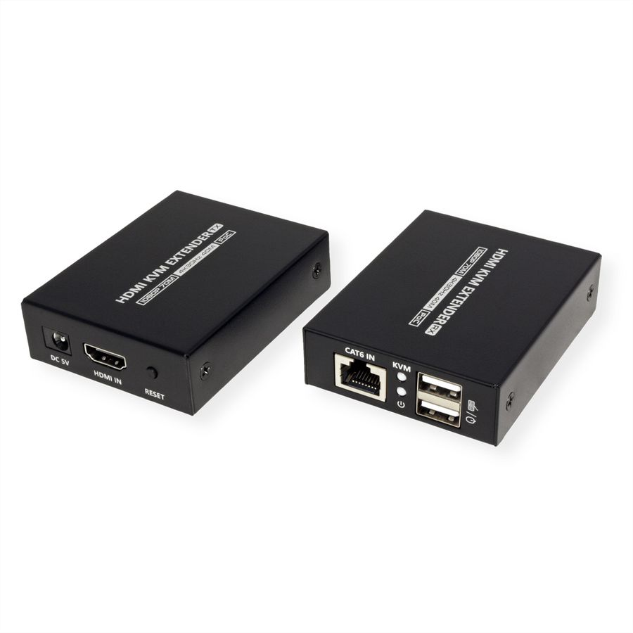 VALUE KVM Extender over Cat. 6/6A, HDMI, 4K@30Hz, max. 40m