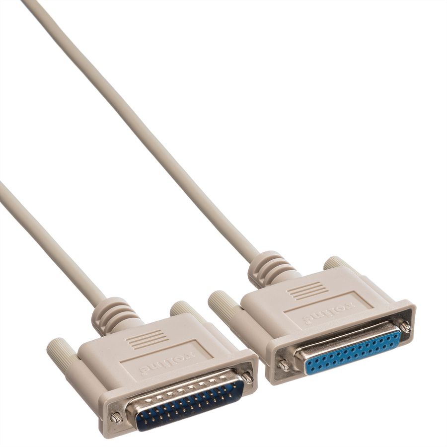 ROLINE RS232 Cable, M - F, 3 m