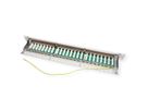 VALUE Cat.6A (Class EA) 19" Patch Panel, 24 Ports, shielded, grey