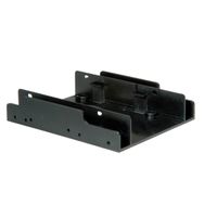 ROLINE HDD Mounting Adapter Type 3.5 for 2x Type 2.5 HDDs, black, black