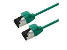 ROLINE U/FTP Patch Cord Cat. 8.1 (Class I), LSOH, SLIM, green, 2 m