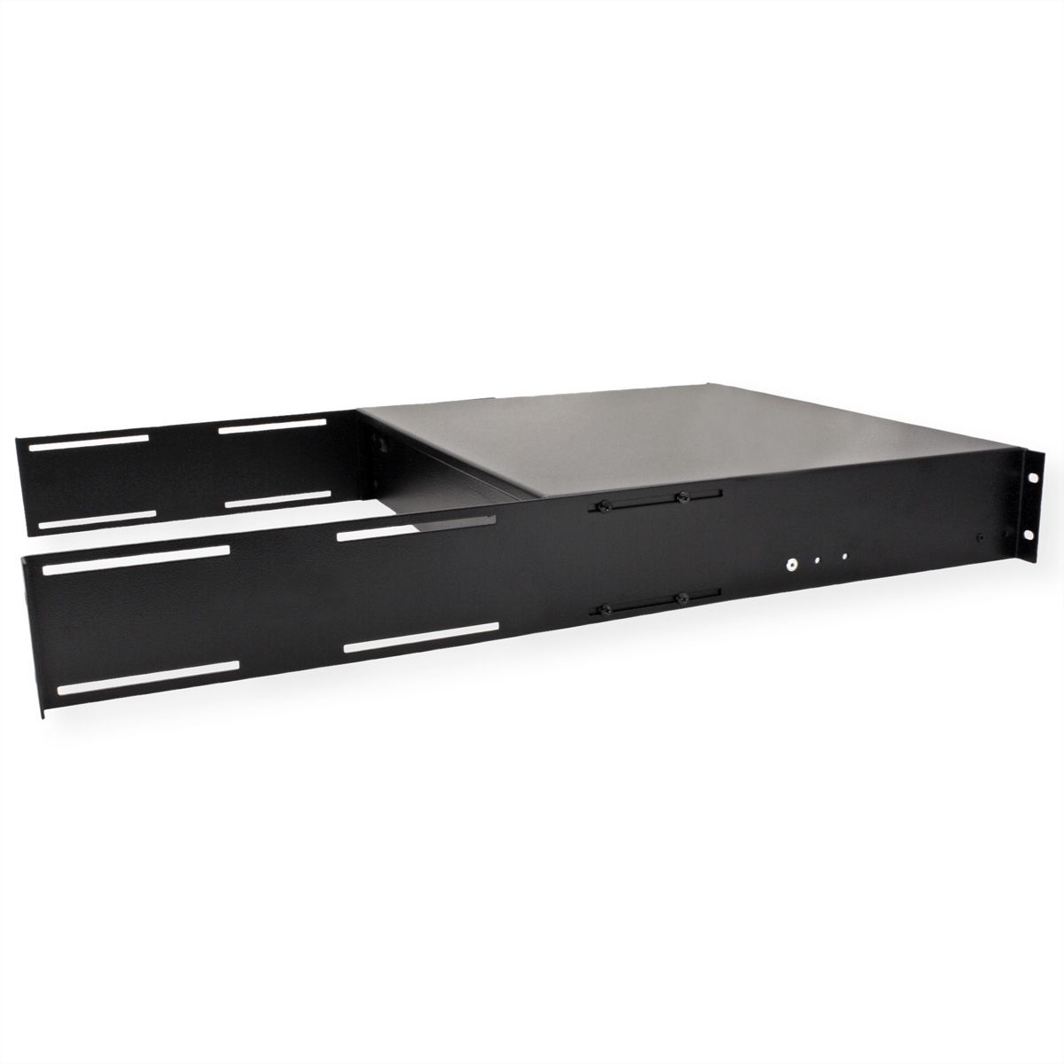 ROLINE 19-inch keyboard insert 2 U, 400 T lockable black