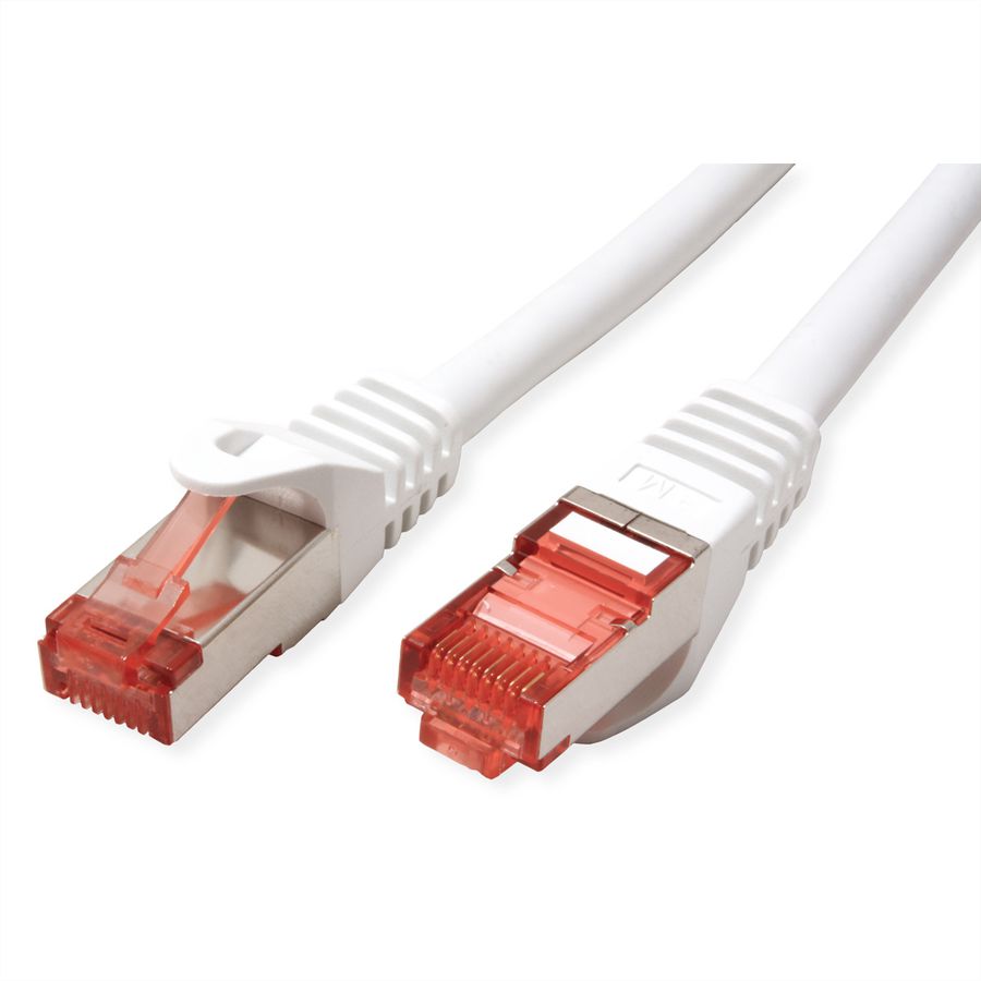ROLINE S/FTP Patch Cord Cat.6 Component Level, LSOH, white, 3 m