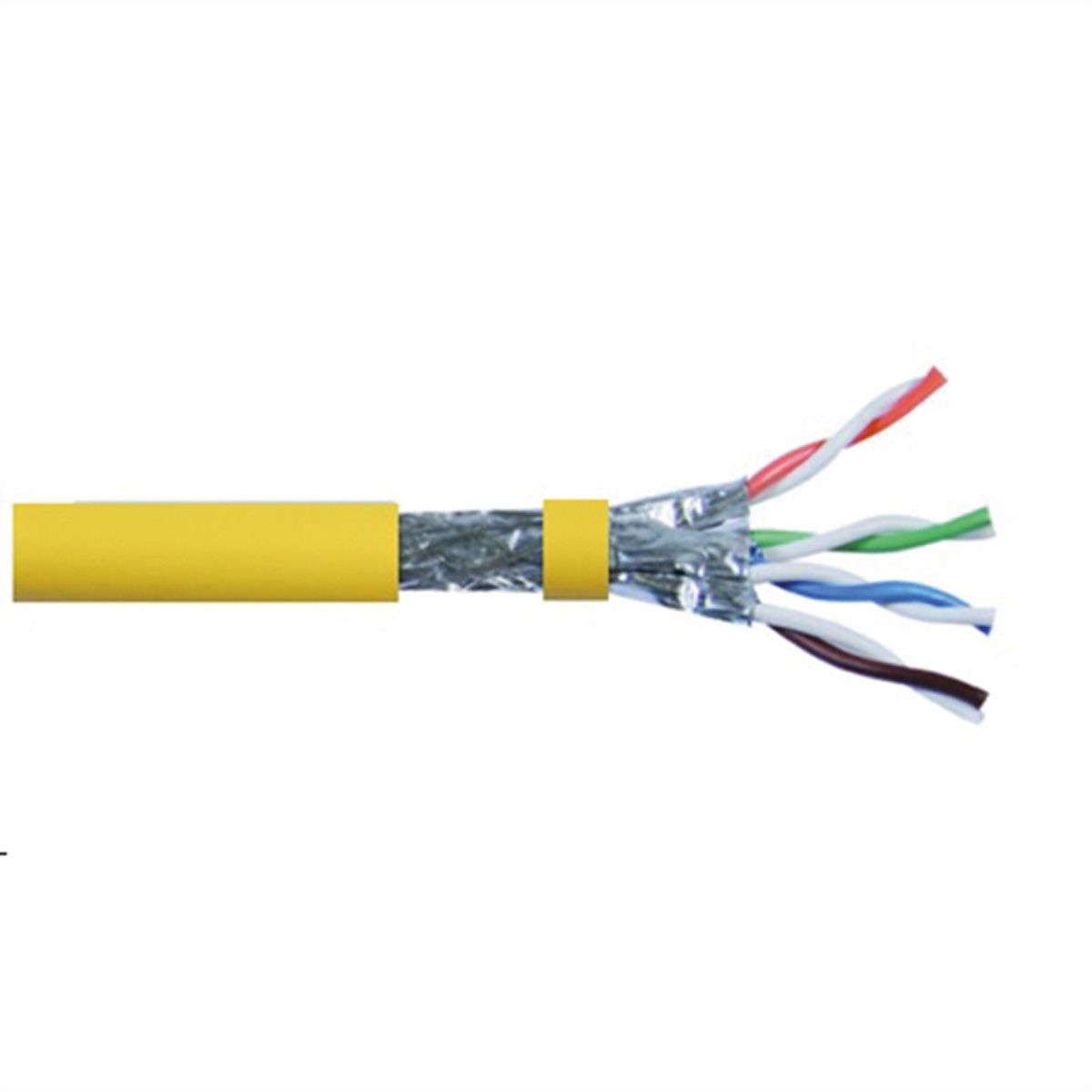 ROLINE S/FTP Cable Cat.8 (Class I), Solid Wire, LSOH, 100 m