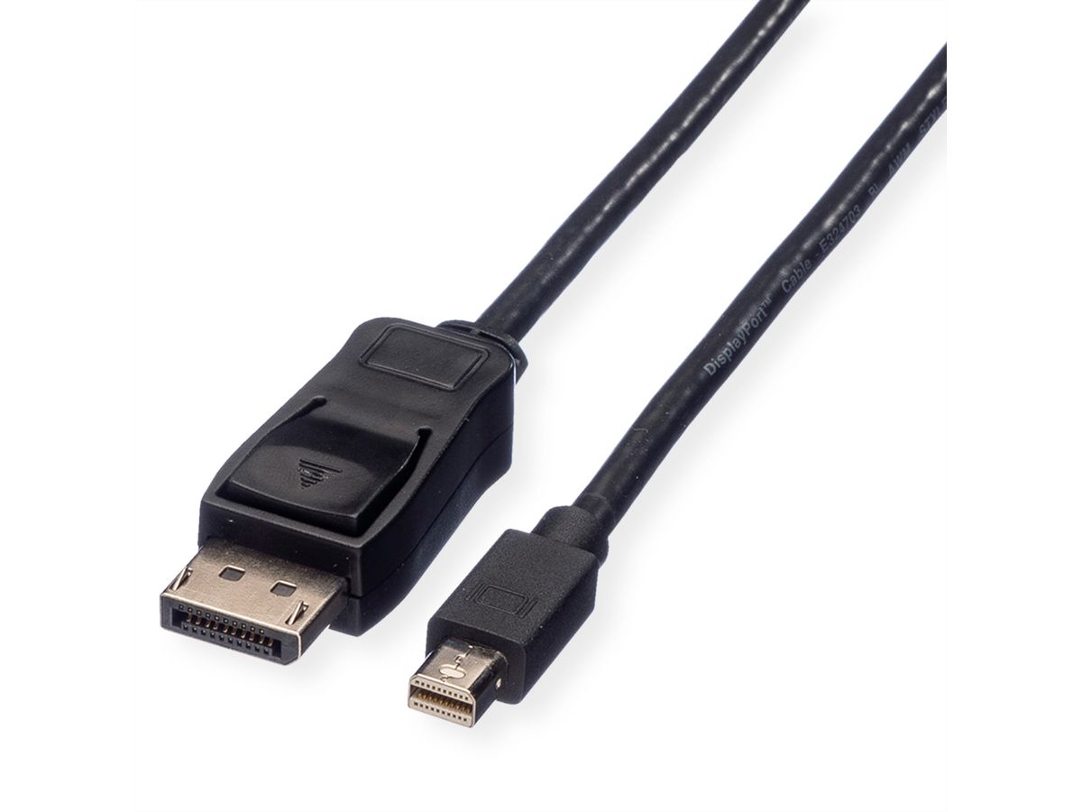VALUE DisplayPort Cable, DP - Mini DP, M/M, black, 5 m