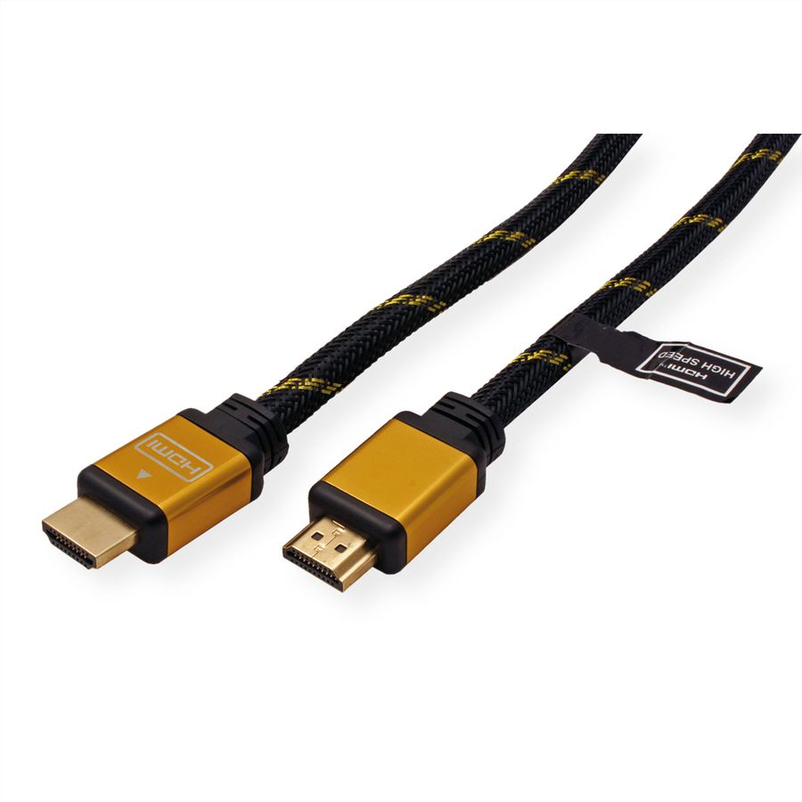 ROLINE GOLD HDMI High Speed Cable, M/M, 2 m