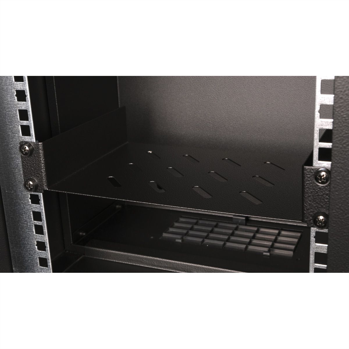 ROLINE 10-inch shelf 1 U, 150 T black