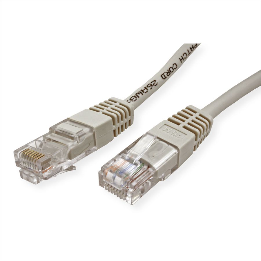 STANDARD UTP Patch Cord Cat.5e (Class D), beige, 5 m