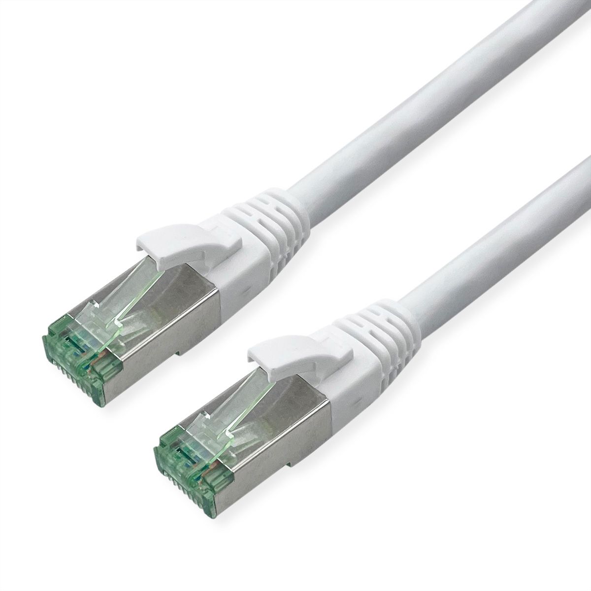 ROLINE RM S/FTP (PiMF) Patch Cord Cat.6A, white, 0.5 m