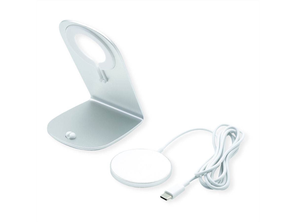 ROLINE Wireless Charging Stand for Mobile Devices, 15W