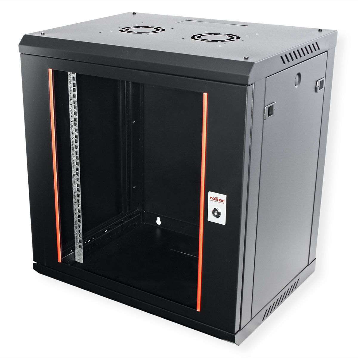 ROLINE 19" Wall Cabinet Basic Plus 12U, 600x450 BxT black