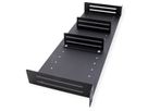 VALUE 19" Shelf, 1U, with 2 adjustable dividers, black