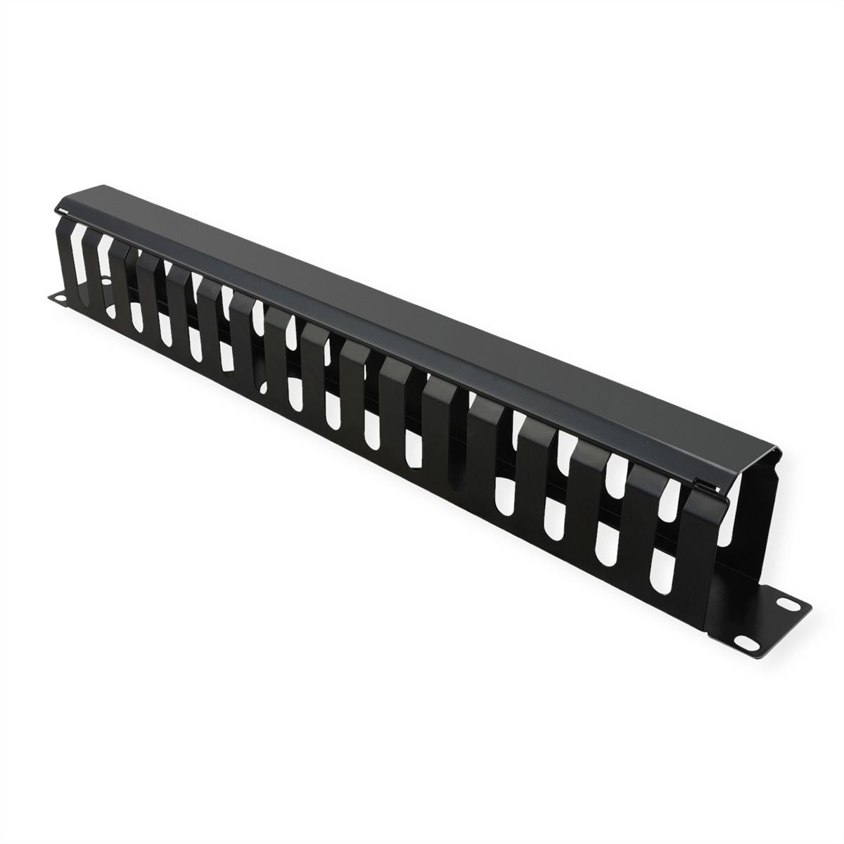 VALUE 19" Front Panel 1U with Patch channel 40 x 60 mm, black
