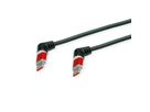 ROLINE 360° Rotation USB 2.0 Cable, C-C, M/M, spiral shaped, 60W, Red Black, 1.5 m
