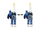 ROLINE Fibre Optic Jumper Cable, Duplex, 9/125µm, OS2, LC/LC, UNIBOOT, yellow, 2 m