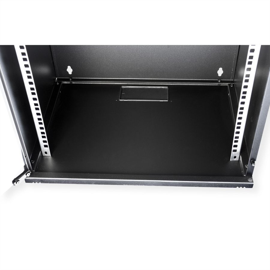 ROLINE 19-inch wall-mounted housing Basic 12 U, 540x400 WxD kit black