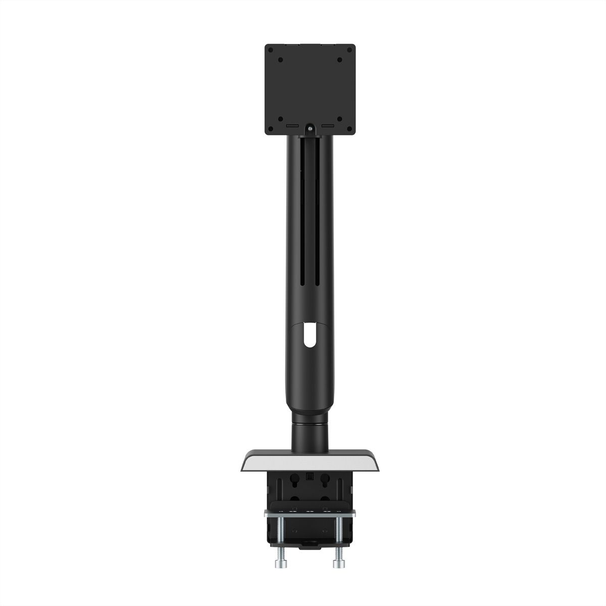 VALUE Vertical Lift Free-Standing Single-Screen Monitor Stand, < 124,46cm (49"), Heavy Duty <18 kg, black