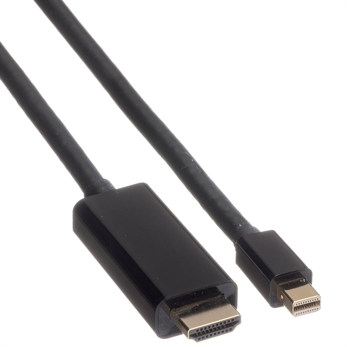ROLINE Mini DisplayPort Cable, Mini DP-UHDTV, M/M, black, 3 m