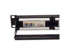 VALUE Cat.6A (Class EA) 19" Patch Panel, 24 Ports, UTP, black