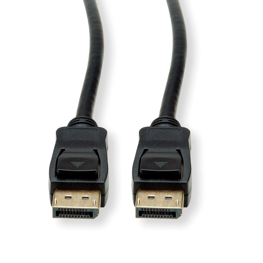VALUE DisplayPort Cable, v1.4, DP-DP, M/M, black, 1.5 m
