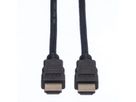 ROLINE HDMI High Speed Cable + Ethernet, M/M, black, 3 m
