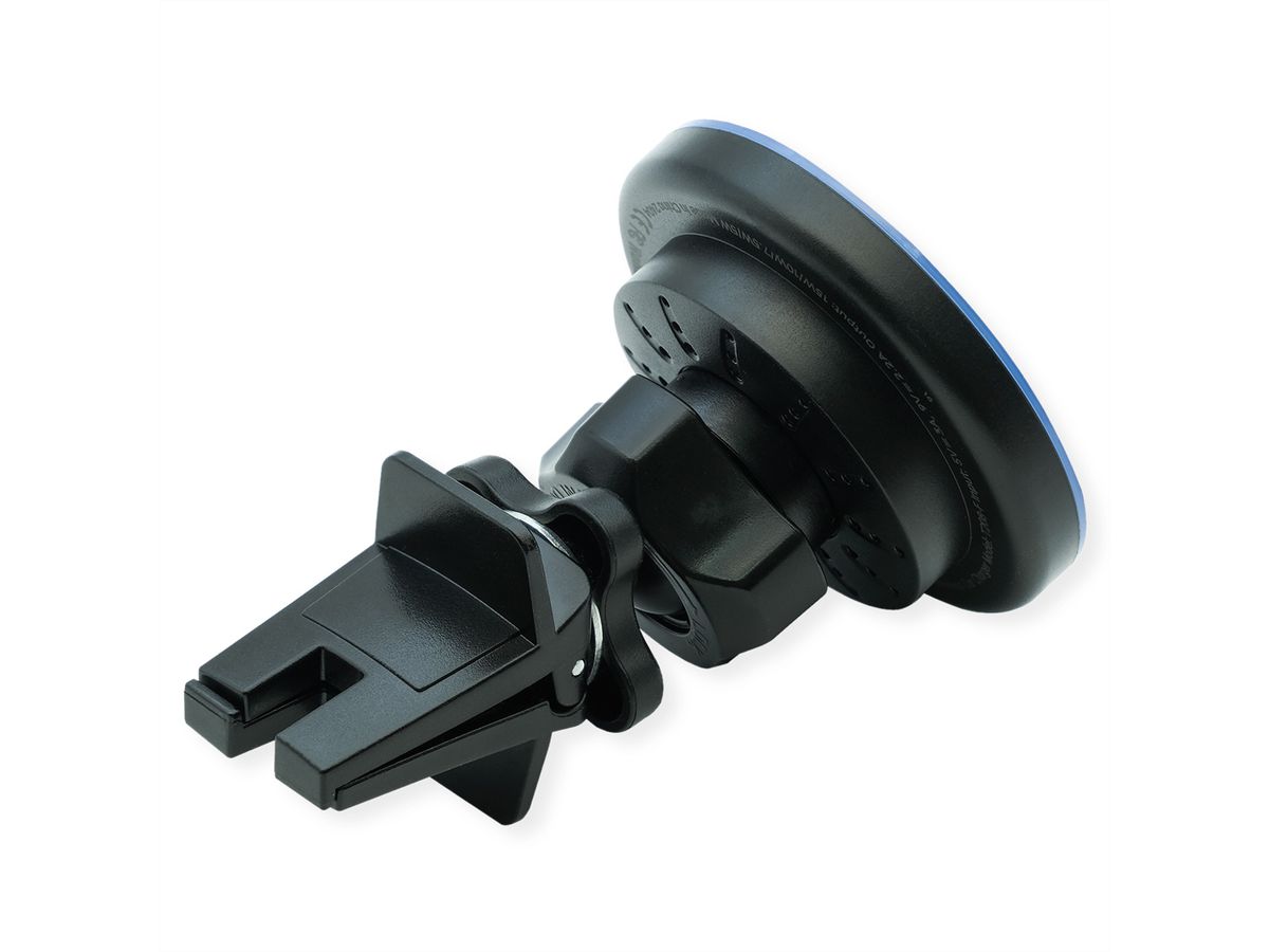 ROLINE Wireless Charger (15W) and Car Smartphone Holder, Magnetic
