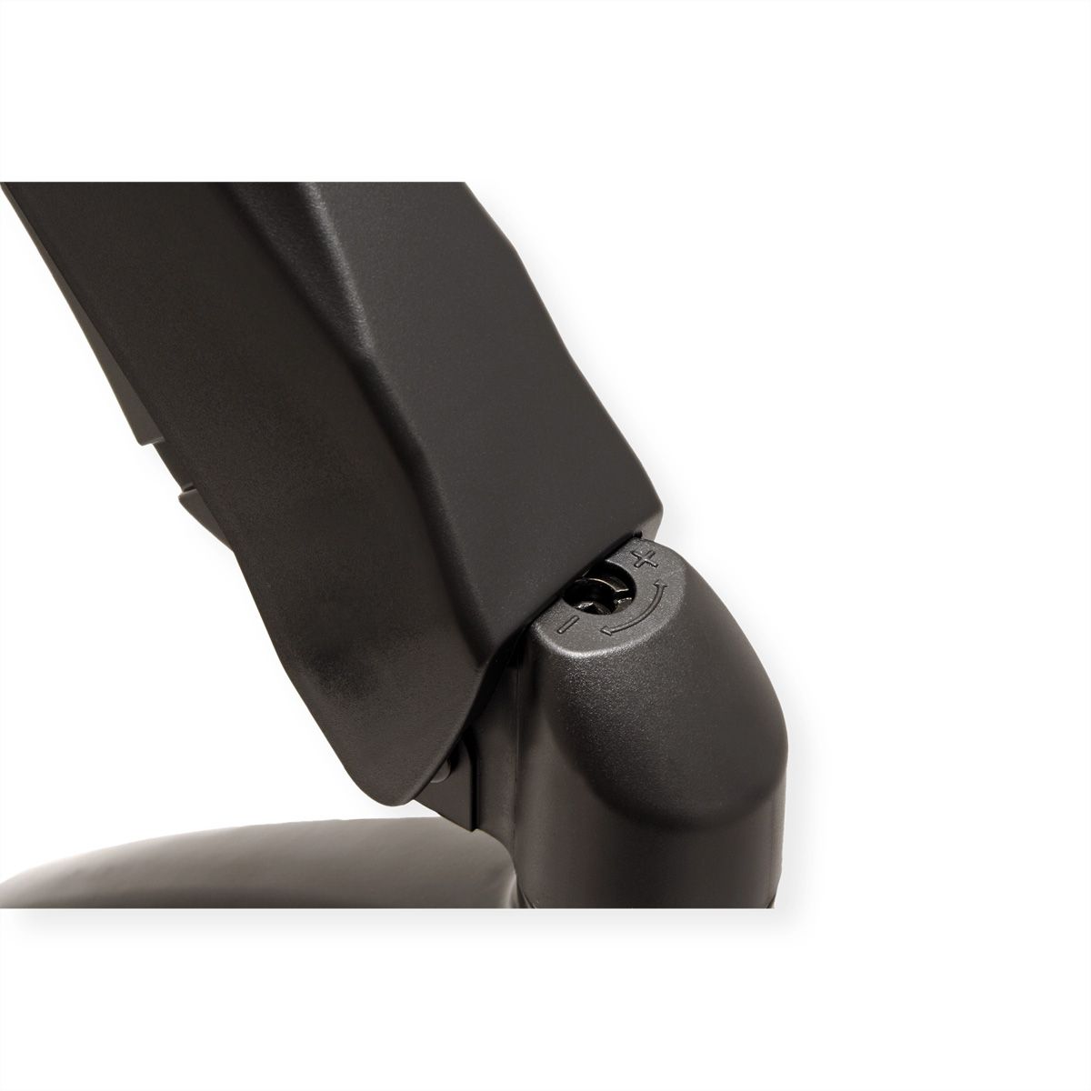 VALUE Dual LCD Monitor Stand Pneumatic, Desk Clamp, Pivot, 5 Joints, black