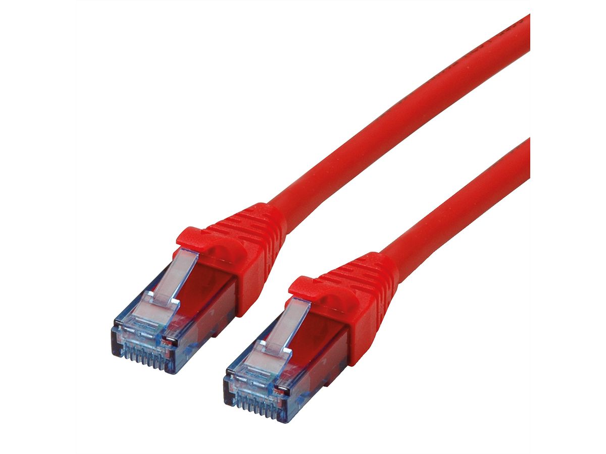 ROLINE UTP Patch Cord Cat.6A, Component Level, LSOH, red, 1 m