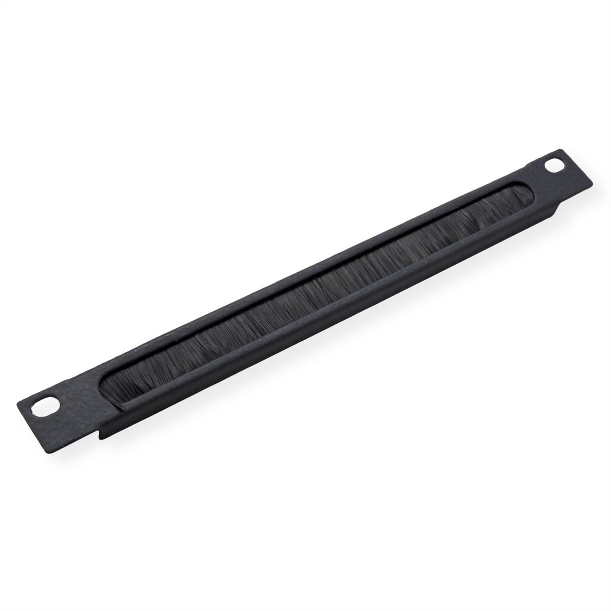 ROLINE 10-inch cable feed, with brush strip 0.5U black