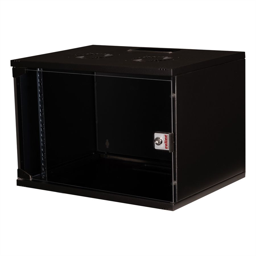 ROLINE 19-inch wall-mounted housing Basic 7 U, 540x400 WxD kit black