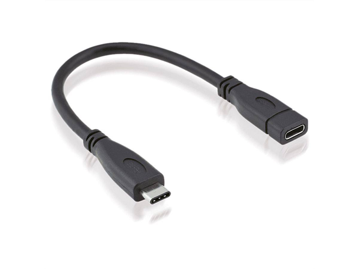 Renkforce Câble USB USB 3.2 Gen2x2 USB-C® mâle, USB-C® femelle