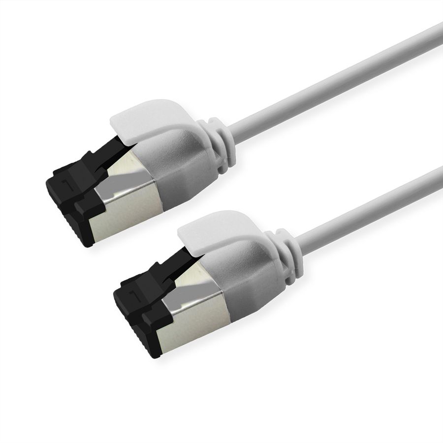 ROLINE U/FTP Patch Cord Cat. 8.1 (Class I), LSOH, SLIM, grey, 3 m