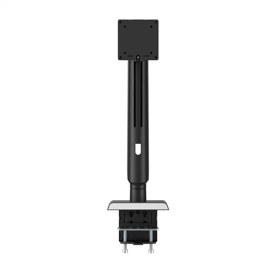 VALUE Vertical Lift Free-Standing Single-Screen Monitor Stand, < 124,46cm (49"), Heavy Duty <18 kg, black