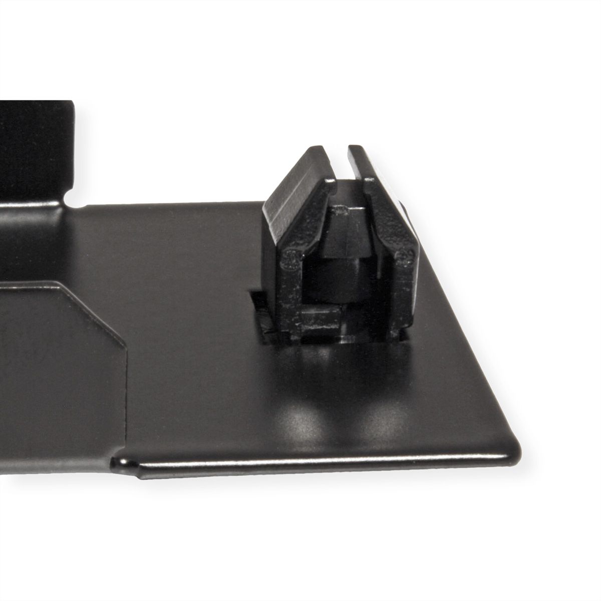 VALUE 19" Blank Panel, Snap-in, 1U, Metal, black