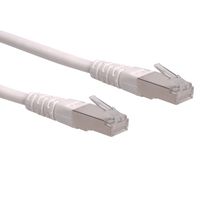 ROLINE S/FTP (PiMF) Patch Cord, Cat.6 (Class E), white, 0.3 m