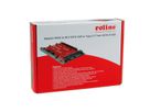 ROLINE M.2 to SATA III SSD H/W adapter, 2x M.2 NGFF SSD, bootable and RAID-capable