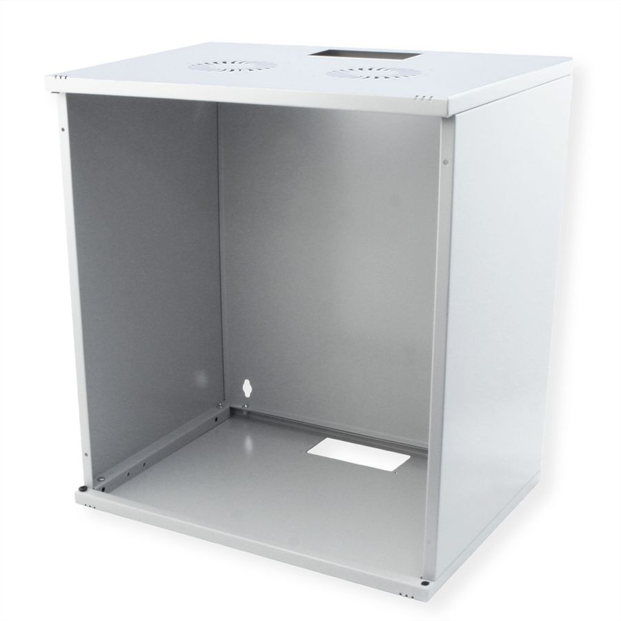 ROLINE 19-inch wall-mounted housing Basic 12 U, 540x400 WxD kit grey