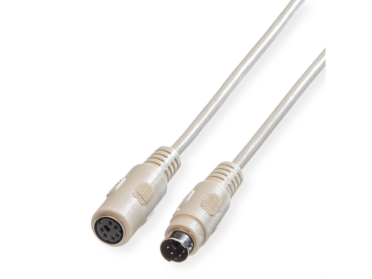 ROLINE PS/2 Cable, M - F, 6 m