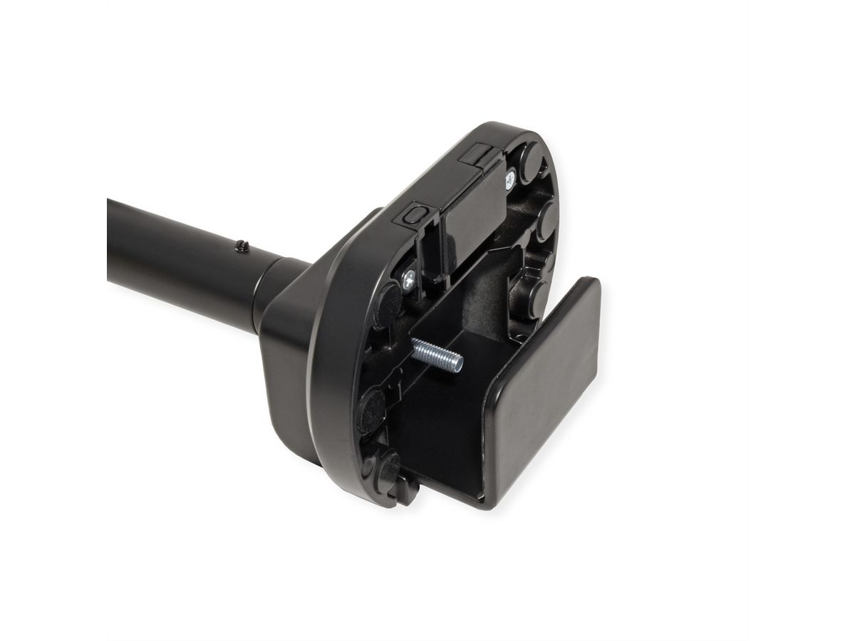 ROLINE Monitor Arm, Pole-Mounted, Gas Spring, < 144.78 cm (57"), Heavy Duty < 27 kg, black