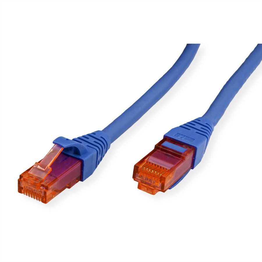 ROLINE UTP Cable Cat.6 Component Level, LSOH, blue, 1 m