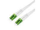 ROLINE Fibre Optic Jumper Cable Duplex, 9/125µm, OS2, LC/LC, APC, Steel Armored, white, 7 m