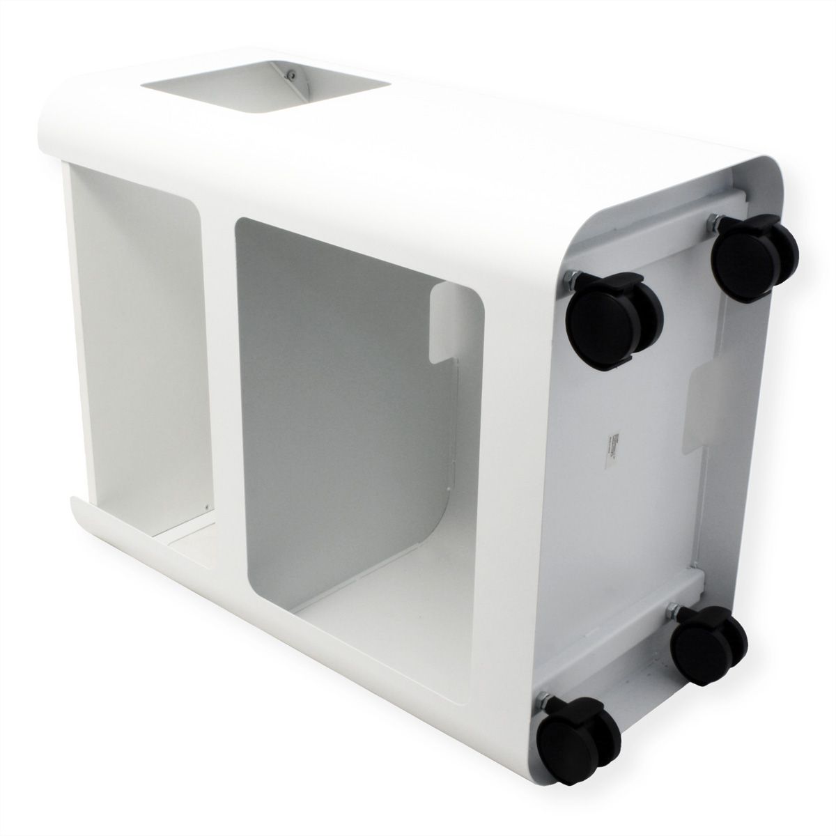 VALUE Open Shelf Mobile Cabinet, white